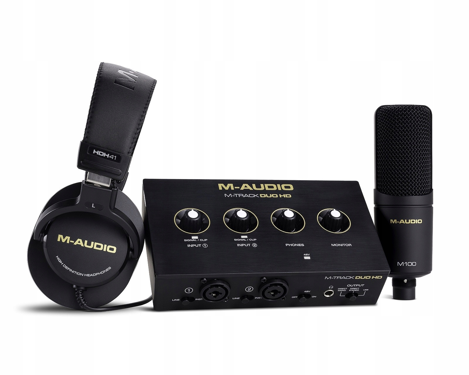 M-Audio M-Track Duo Hd Producer Pack – All-in-One výrobní sada