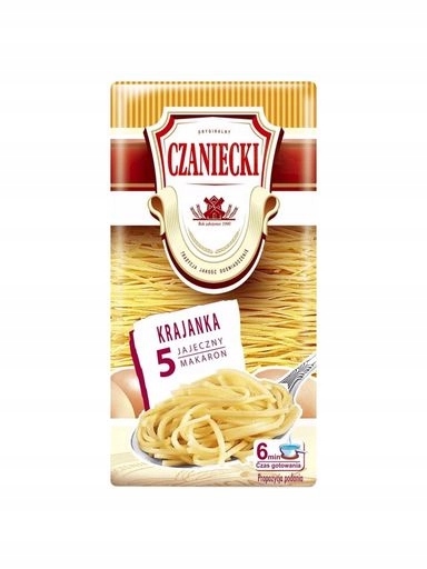 Czaniecki Těstoviny 5 vaječná krajanka 250 g