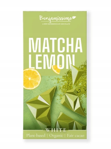 Levně 3x Tabulka Kakaový Čaj Matcha Citron Bezlepkový Bio 60 g