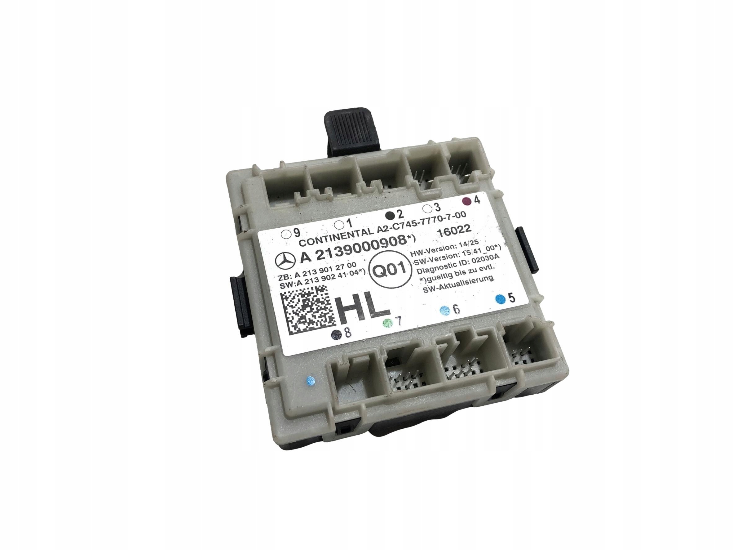 A2139000908 - 2139000908 MERCEDES E КЛАС МОДУЛЬ ДВЕРІ ЛІВИЙ ЗАДНІЙ