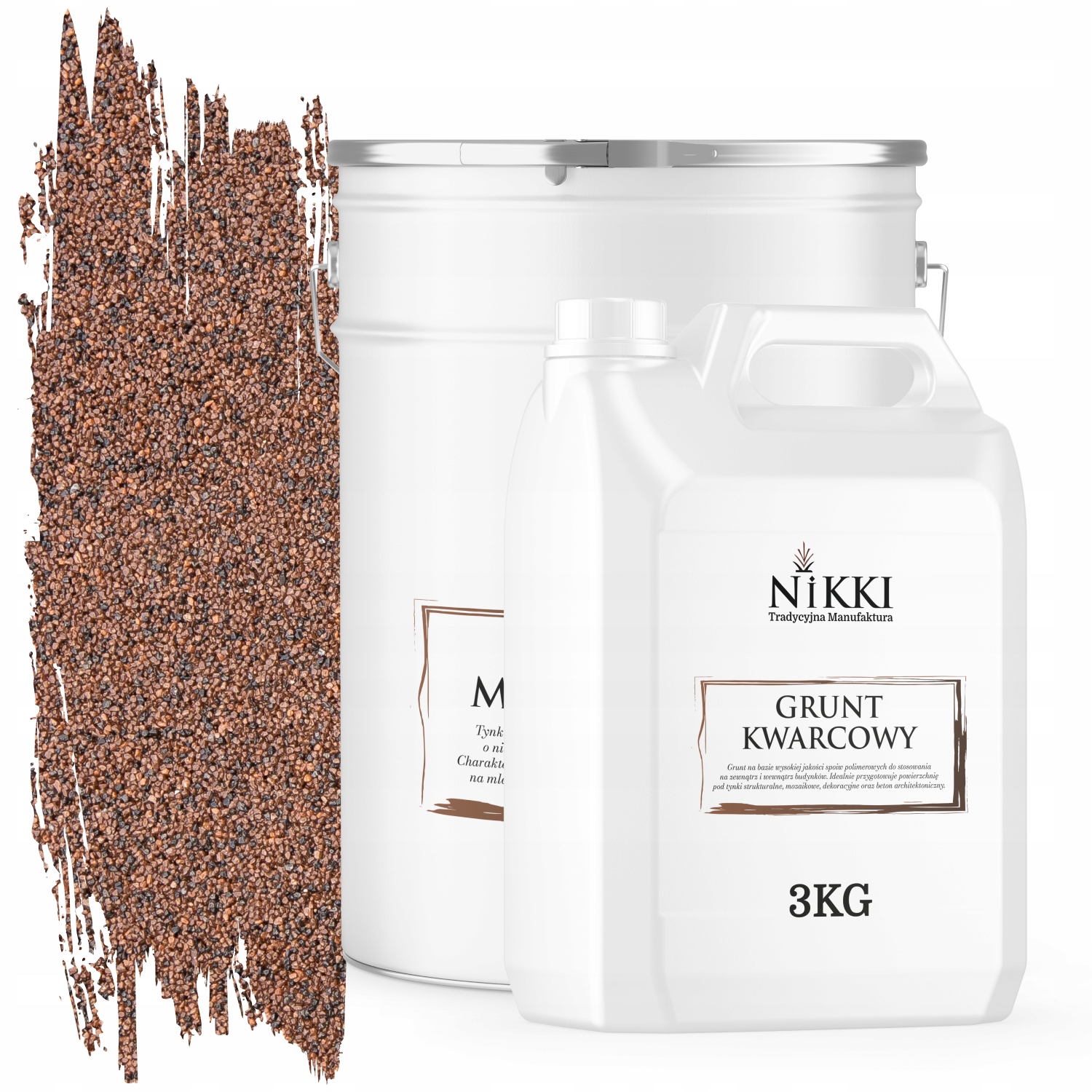 Mozaiková Živicová Omietka Hnedá Tmavá M73 Ozdobná Sada 25KG Základný Náter 3KG