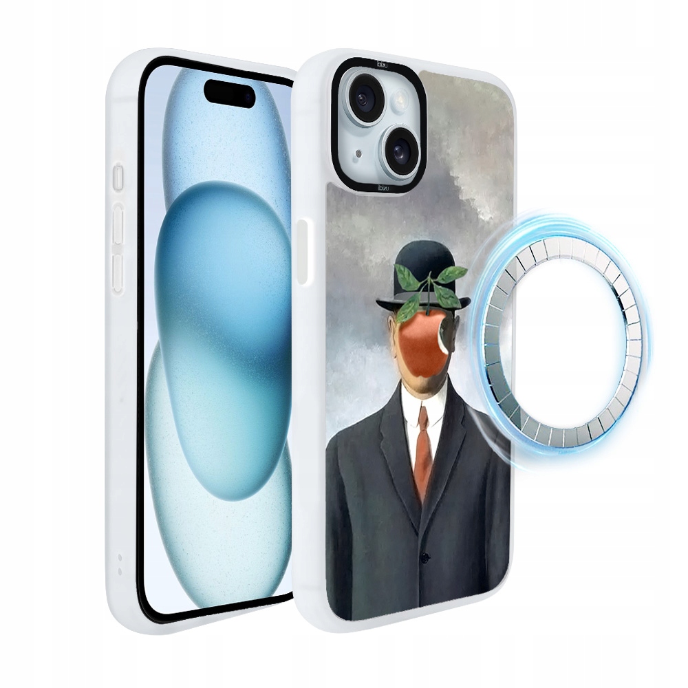 Pouzdro pro iPhone 15 Ibizu DropGuard Matt s MagSafe, syn člověka