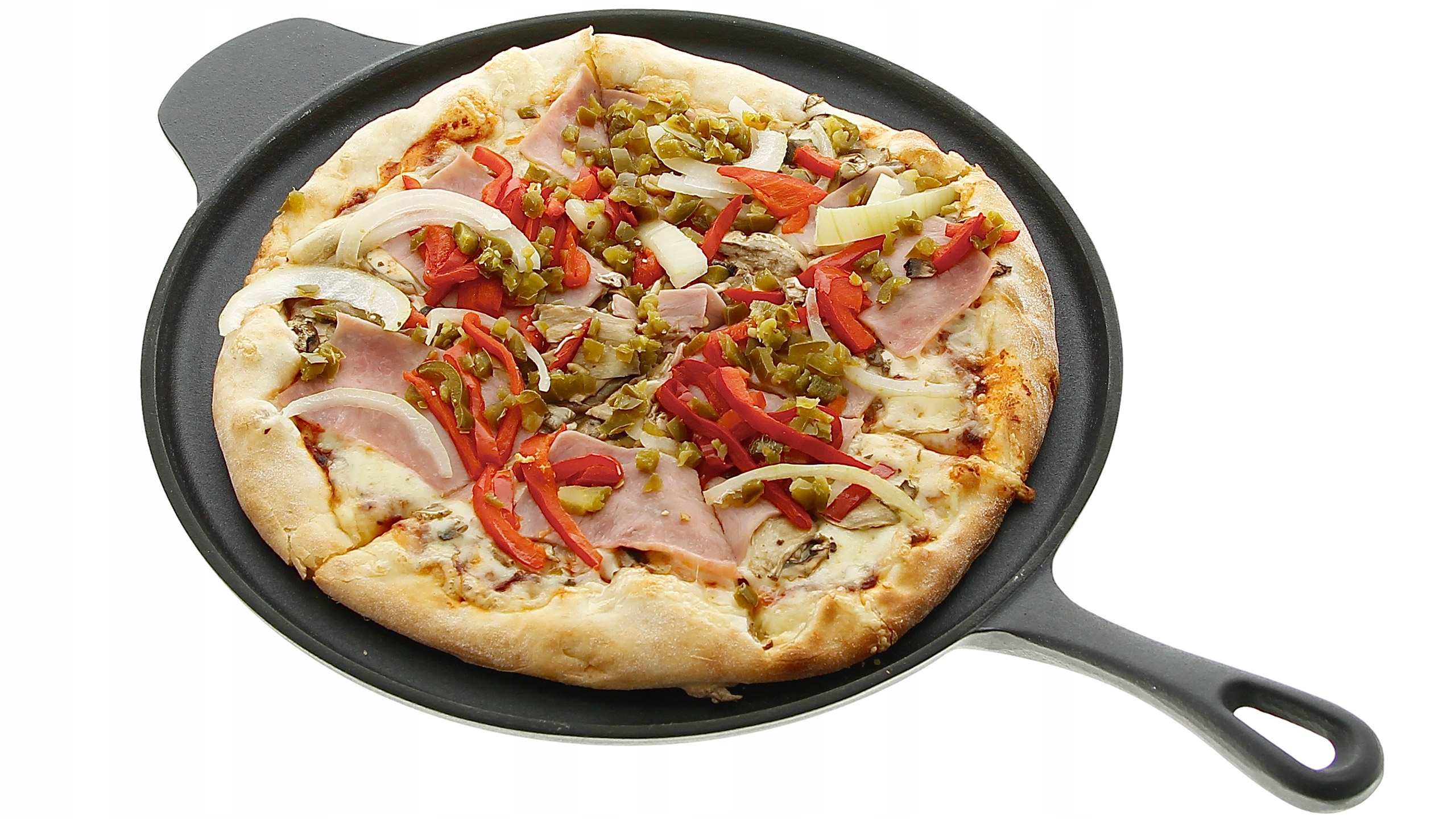 

Żeliwna Patelnia Do Pizzy Naleśników Ciężka Odlew