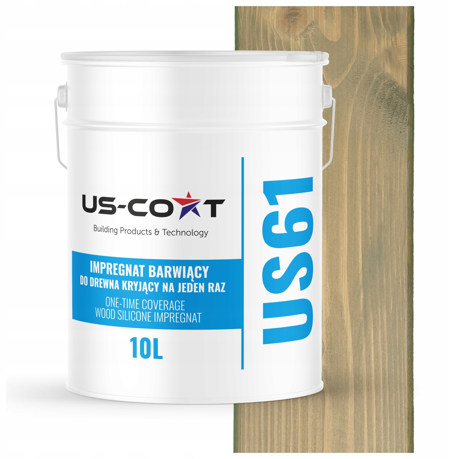 Impregnácia Na Drevo Extra Farba S Chronovými Voskami Naraz Šedá Žltá 10 L