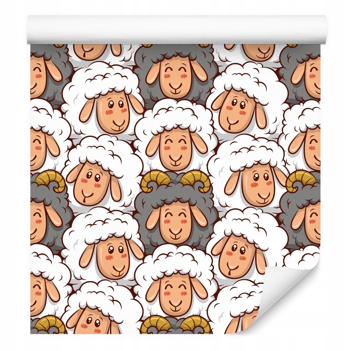 Tapeta do dětského pokoje Ovíčky beránci zvířata