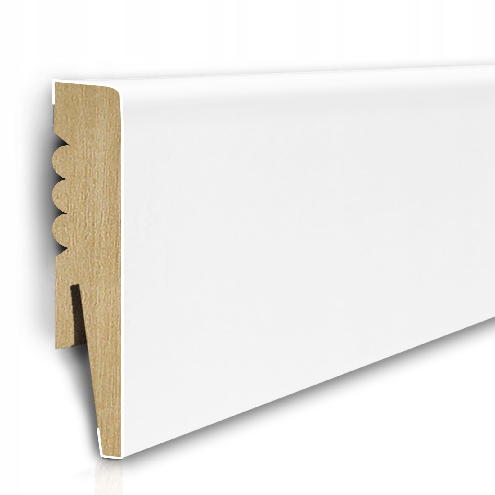 

Listwa przypodłogowa Mdf 8 Biała Cokół 8cm 2MB