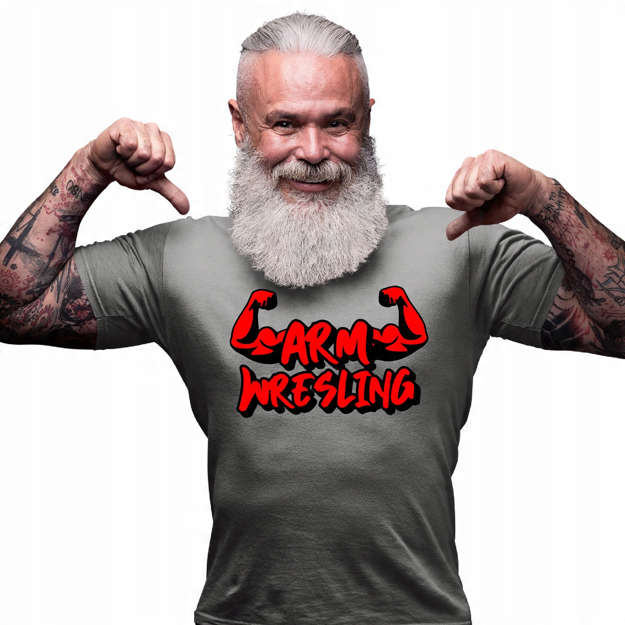 

Koszulka Do Siłowania Na Rękę Armwrestling Siła