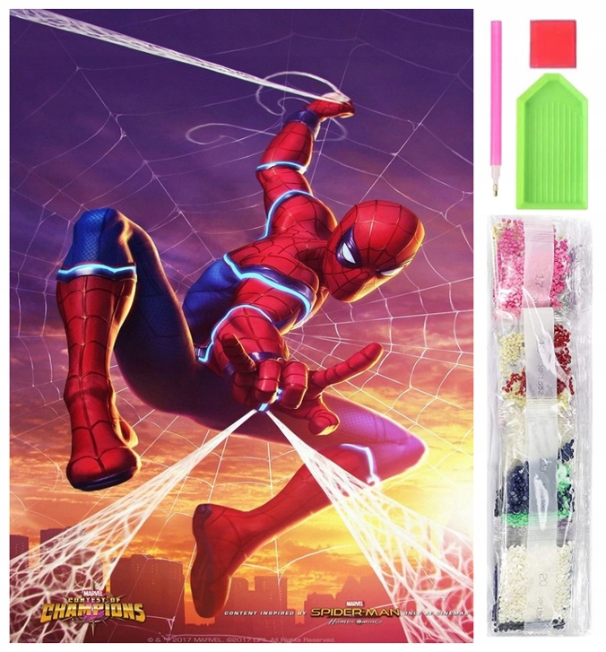 

Mozaika Diamentowa Haft diamentowy 5D Spider-man