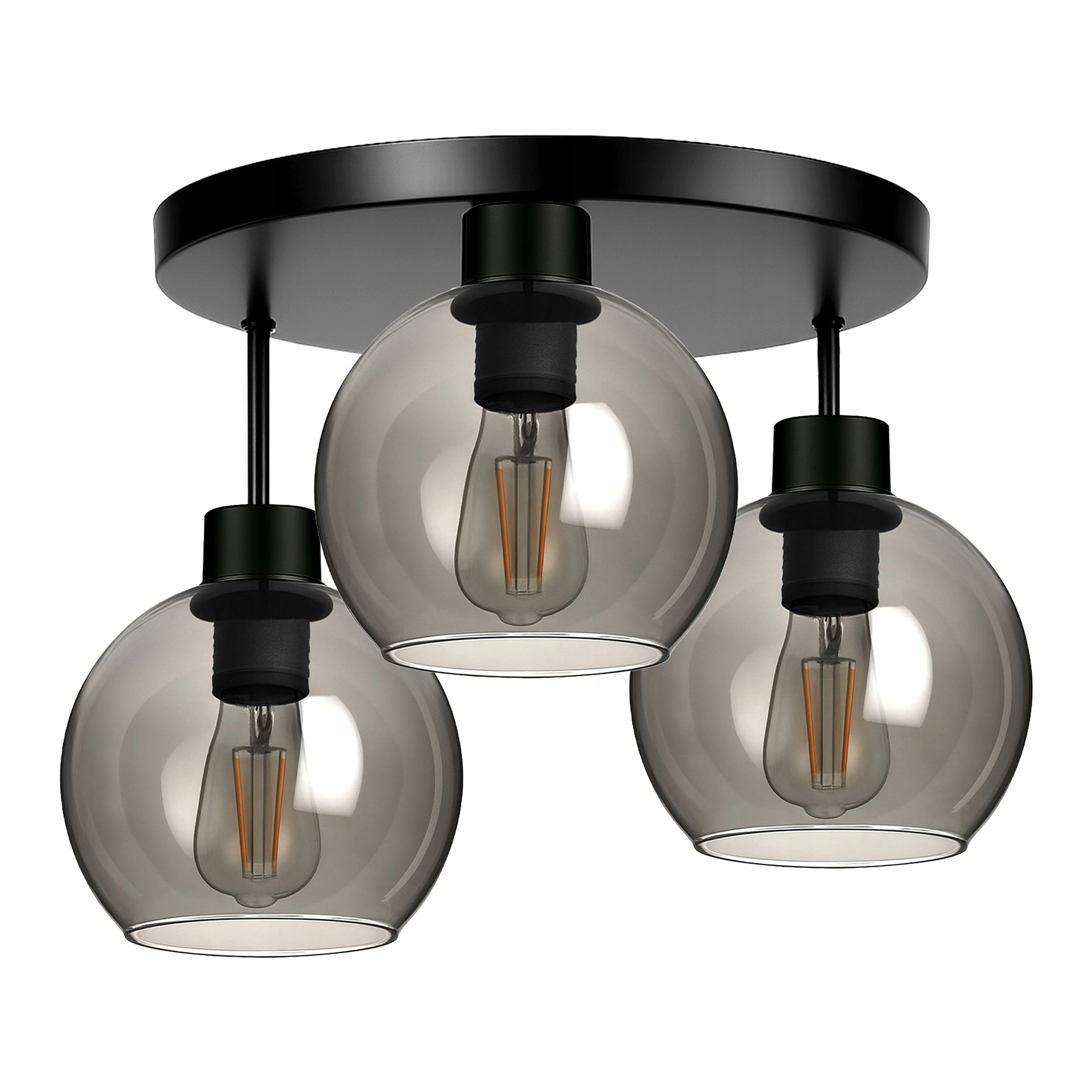 Závěsné stropní svítidlo Led lustr skleněné koule E27 moderní stropní svítidlo