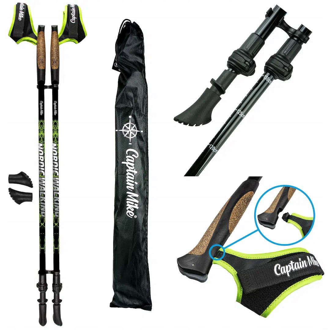 Nordic Walking hole Regulovatelné Captain Mike rukavice