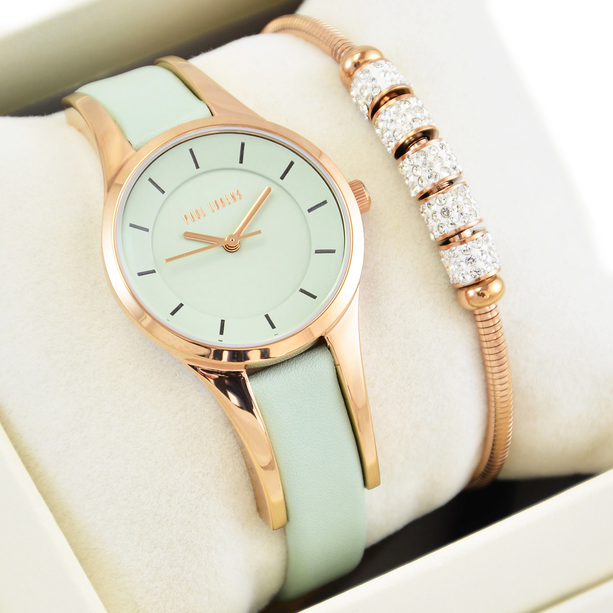 Klasické dámské hodinky Paul Lorens Dárek Sada Gravírování krabička