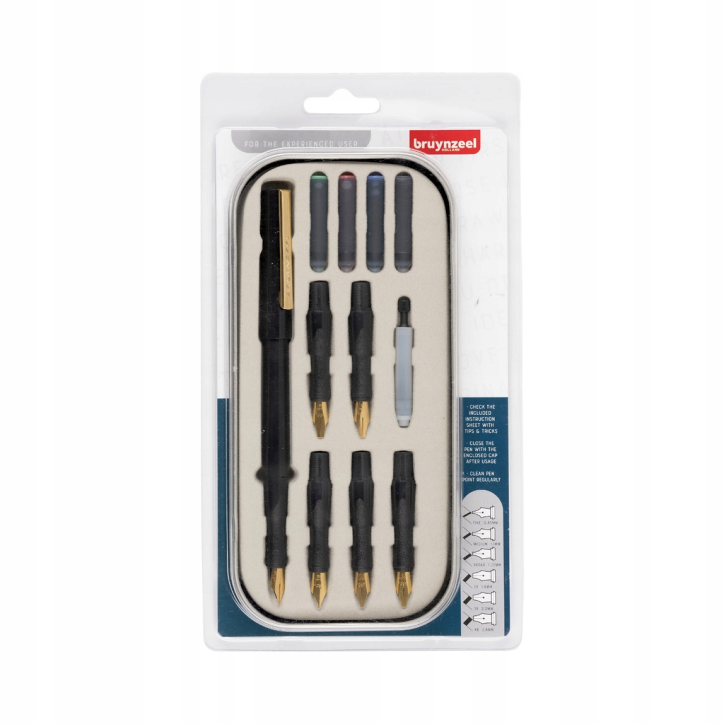 Kaligrafické náčiní Fxcellent Bruynzeel sada 14 kusů
