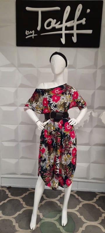 

Sukienka Jajko Print kwiaty Taffi 42-52