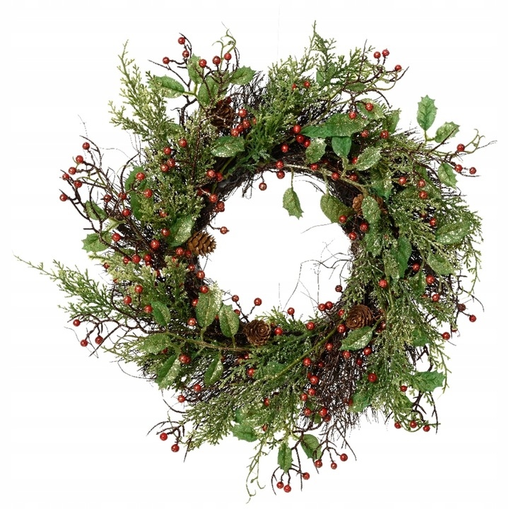 Vánoční věnec Dekorativní dekorace Ozdoba Dekorace Šišky 40 cm