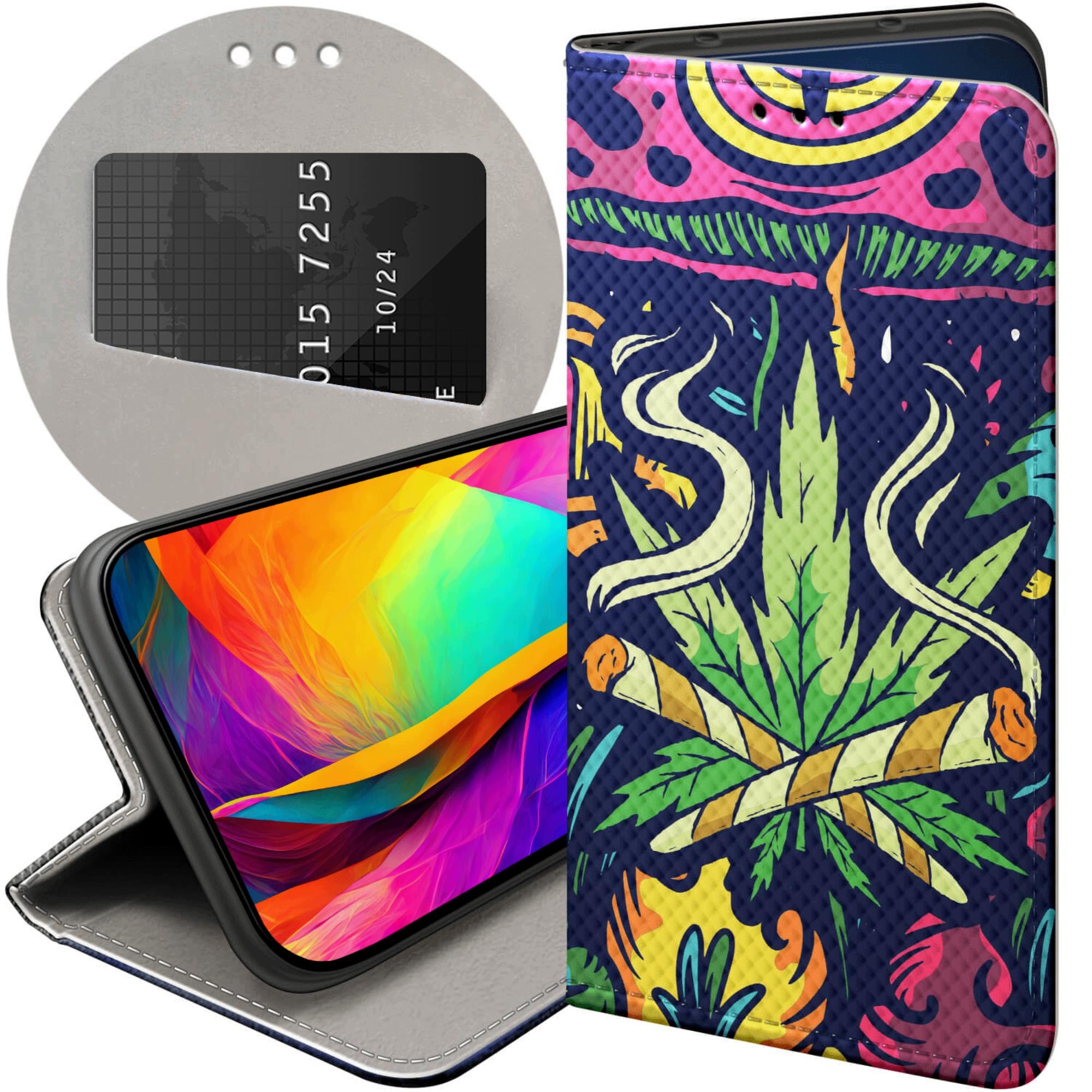 Etui Z Klapką Do Samsung Galaxy A57 Ganja Marihuana Cannabis Zioło