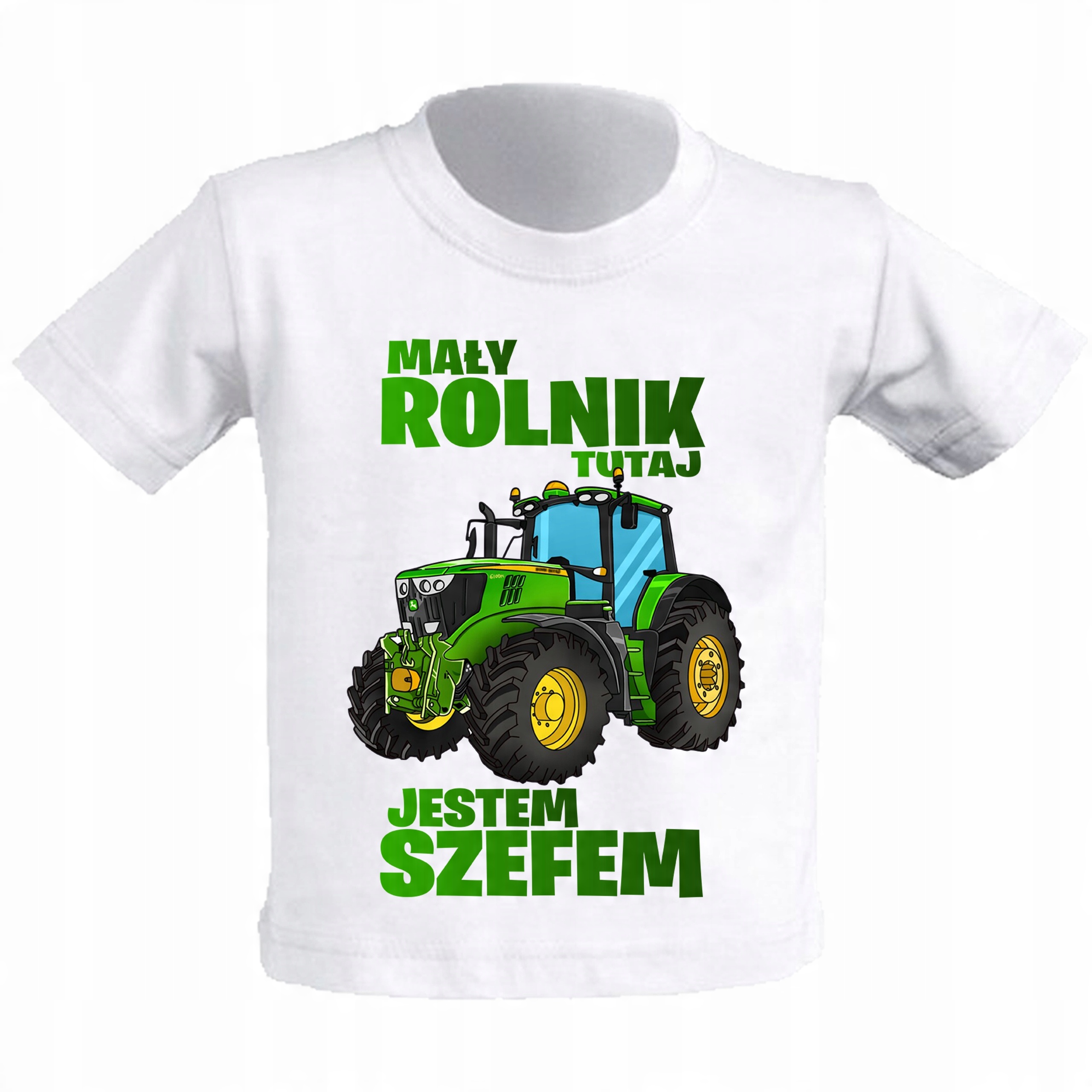 

Koszulka dziecinna Traktor Mały Rolnik Szef 9-11