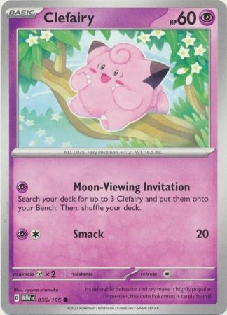 Pokemon 151 Clefairy 035/165 Common