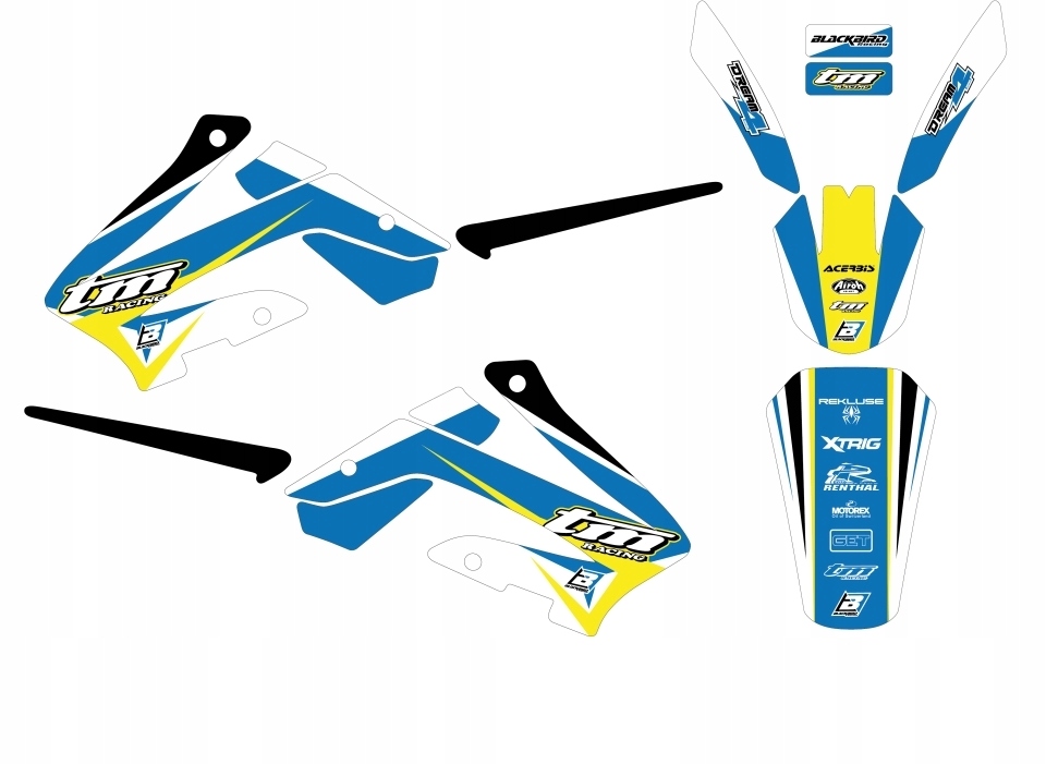 Blackbird Sada Nálepiek (oklein) Tm 2T/4T '22-'23 Dream 4 Farba Modrá