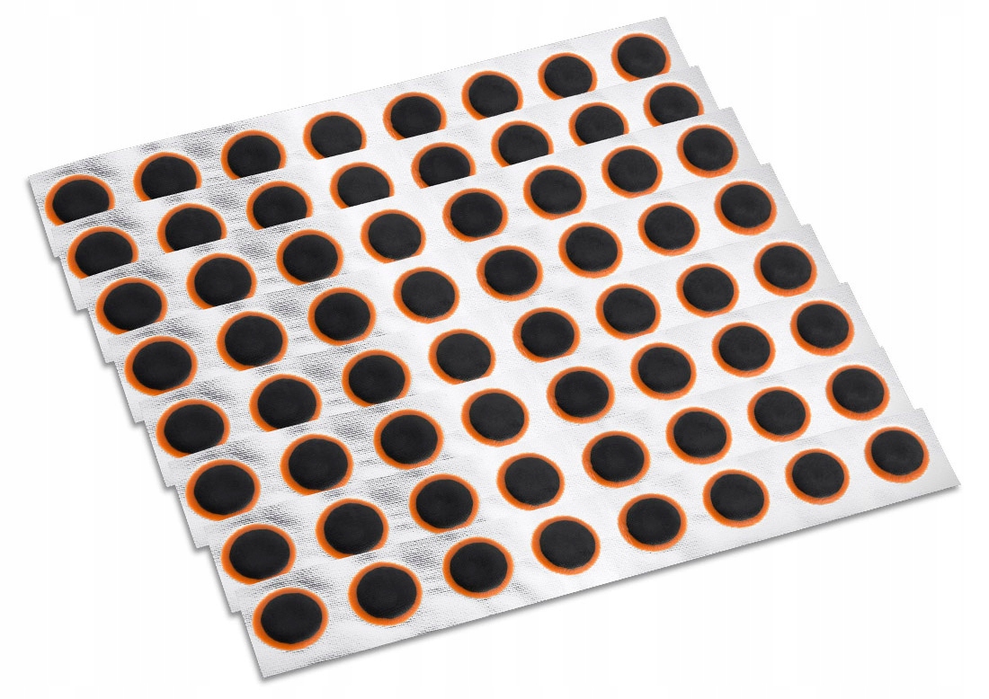 Łatki do dętek wulkanizacyjne REDATS 25mm - 64 szt