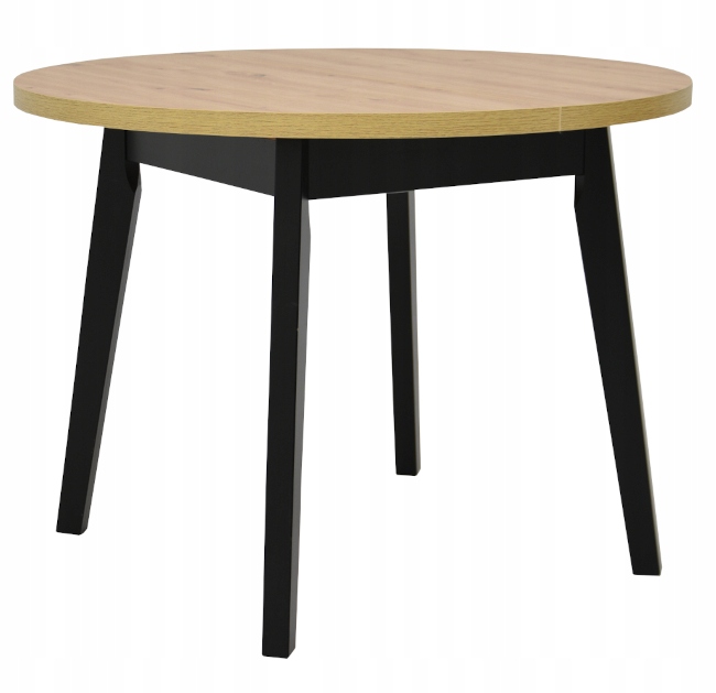 Zestaw 4 krzesła i stół rozkładany 100/130 ARTISAN Wysokość krzesła 98 cm