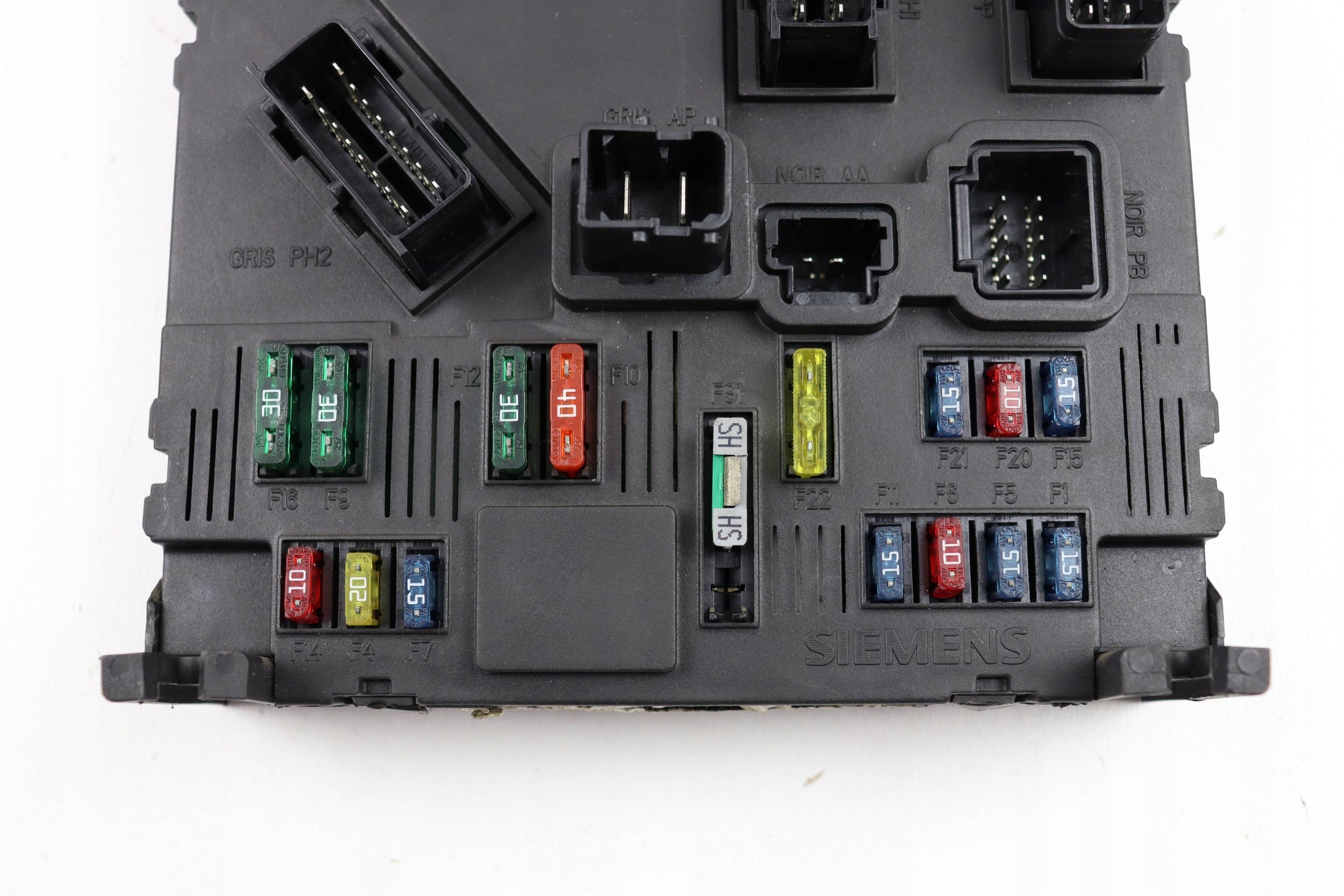 PEUGEOT 206 module compartment control unit BSI S118085220A 9649627880