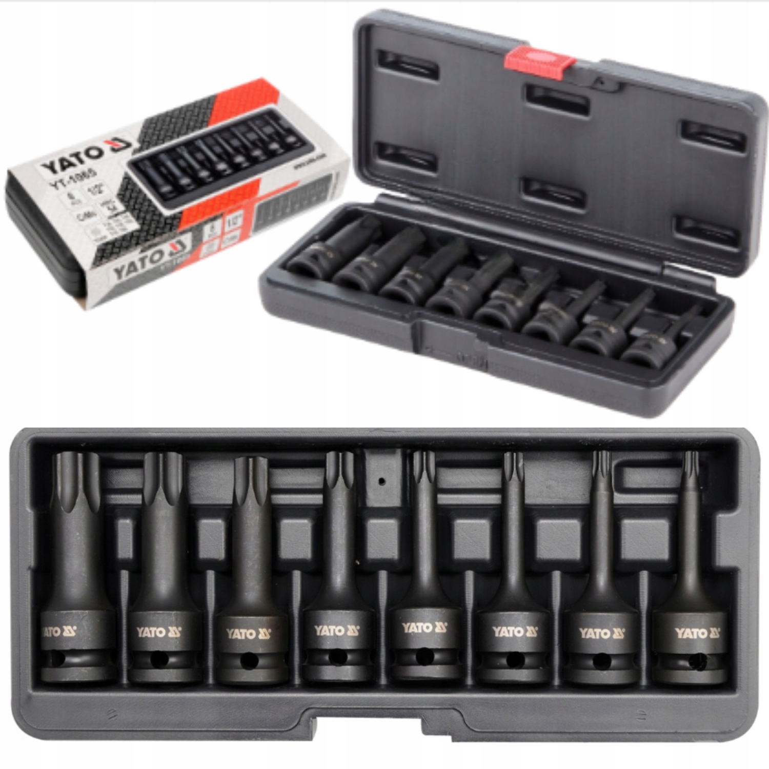 KLUCZE UDAROWE TRZPIENIOWE TORX YT-1065 YATO
