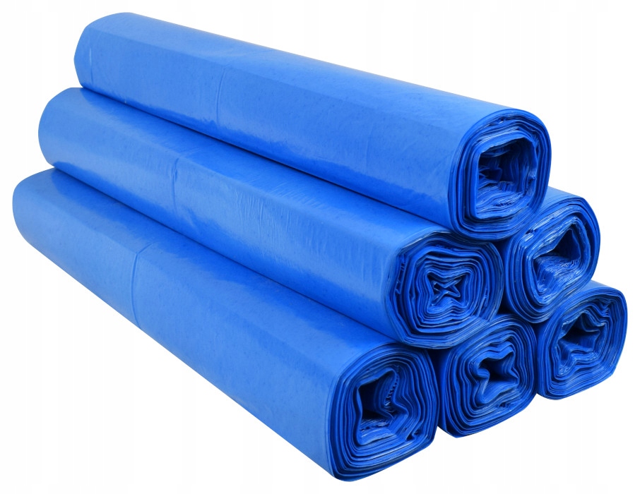 

Worki Na Śmieci 160L 25szt Ldpe Niebieskie, Mocne
