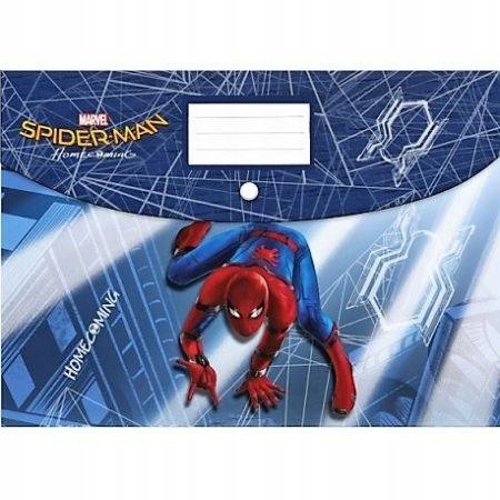 

Teczka Na Zatrzask A4 Spiderman Homecoming Szkolna