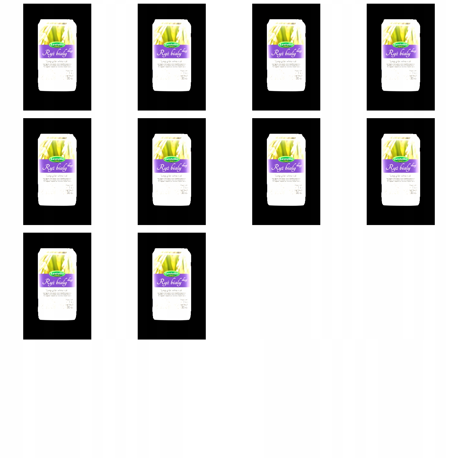 10x 1kg Lestello ryż biały długi