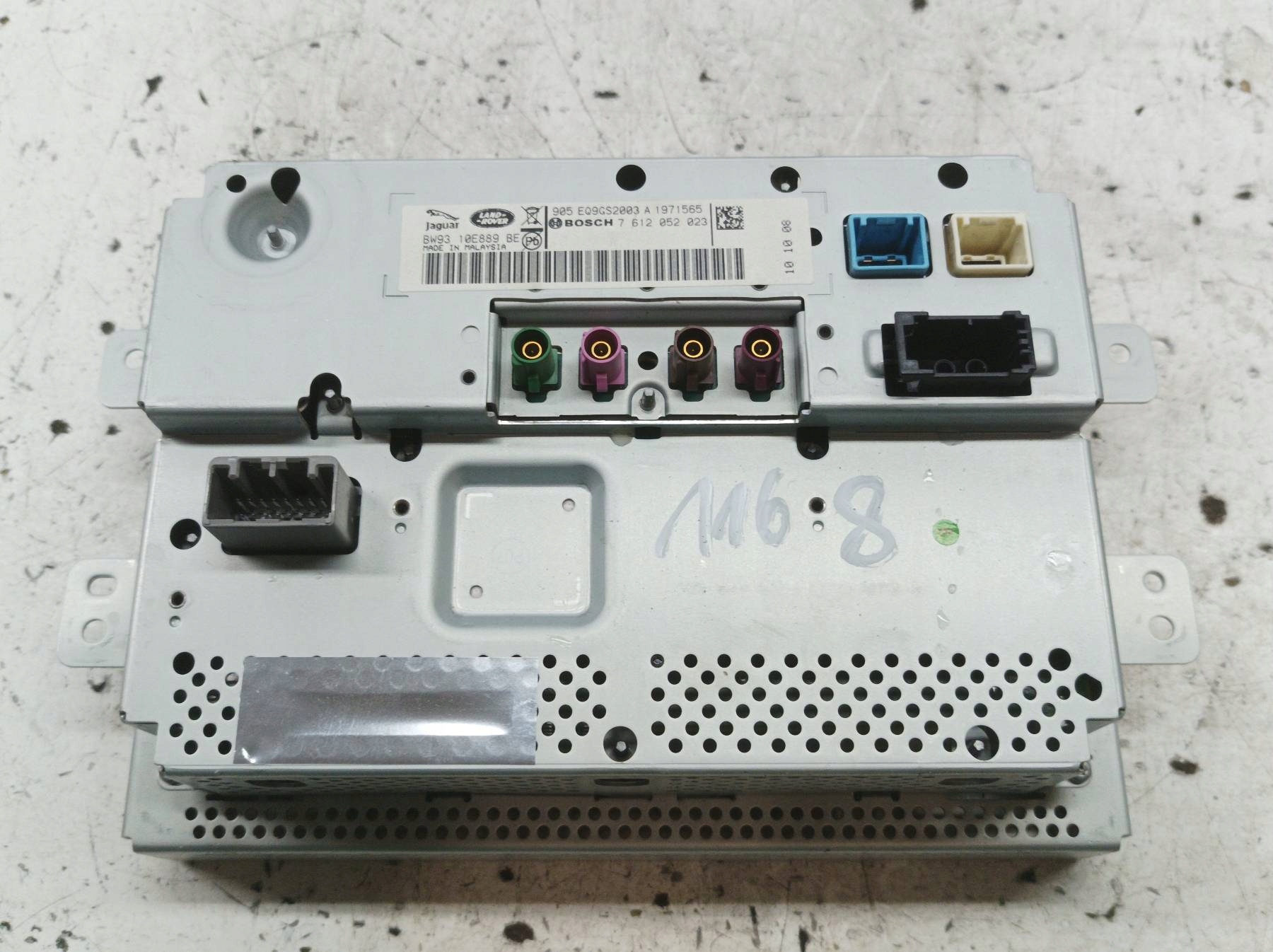 display RADIA navigation devices BW9310E889BE 7612052023 Jaguar XJ VIII X351