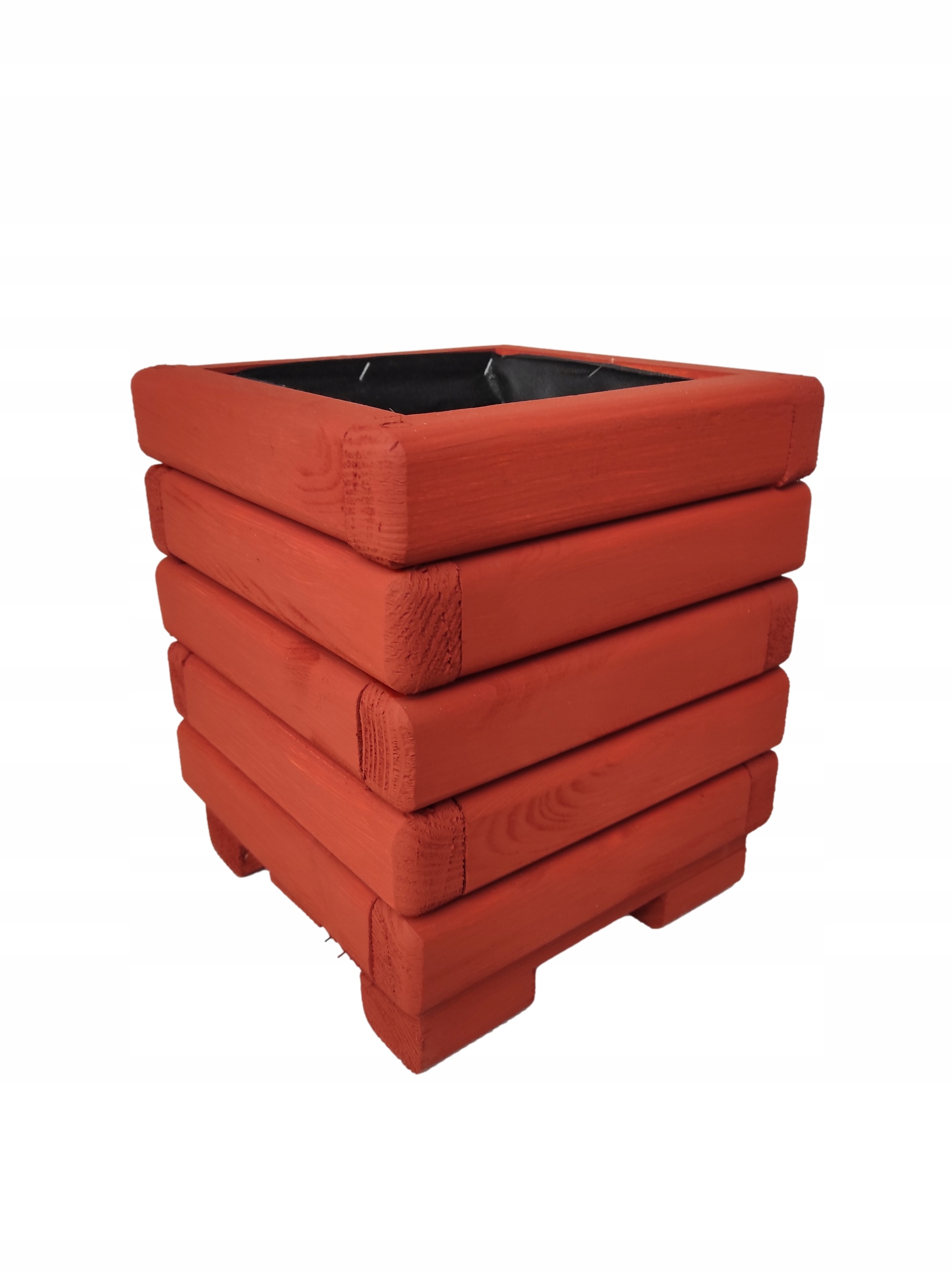 

Donica ogrodowa, drewniana Aksamitka 25/25/30 Red