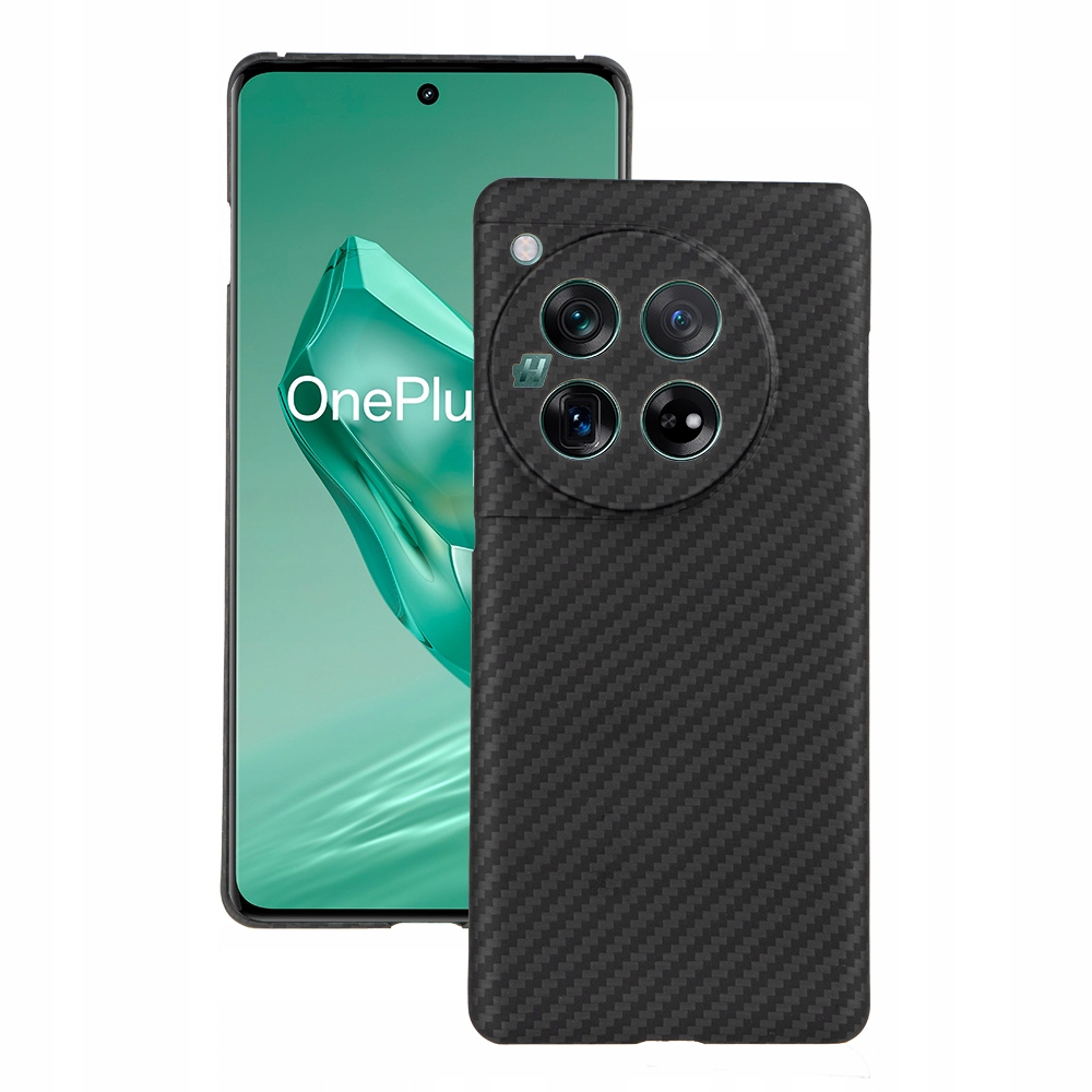 Pouzdro pro OnePlus 12 5G Aramid Karbon Fiber, Kryt, Karbonové, Zadní Kryt