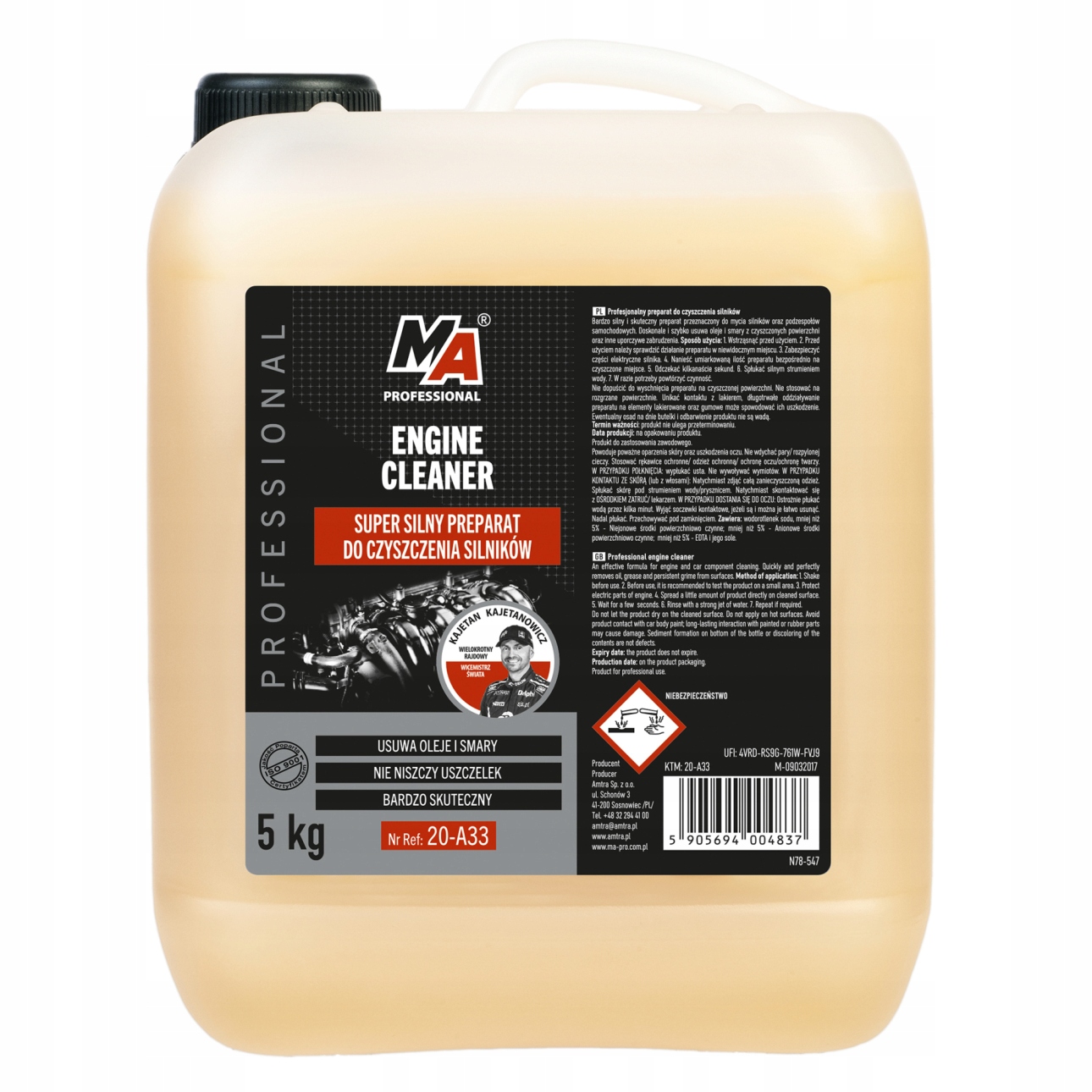 MA PROFESSIONAL Preparat Środek do Czyszczenia Mycia Silnika 5kg