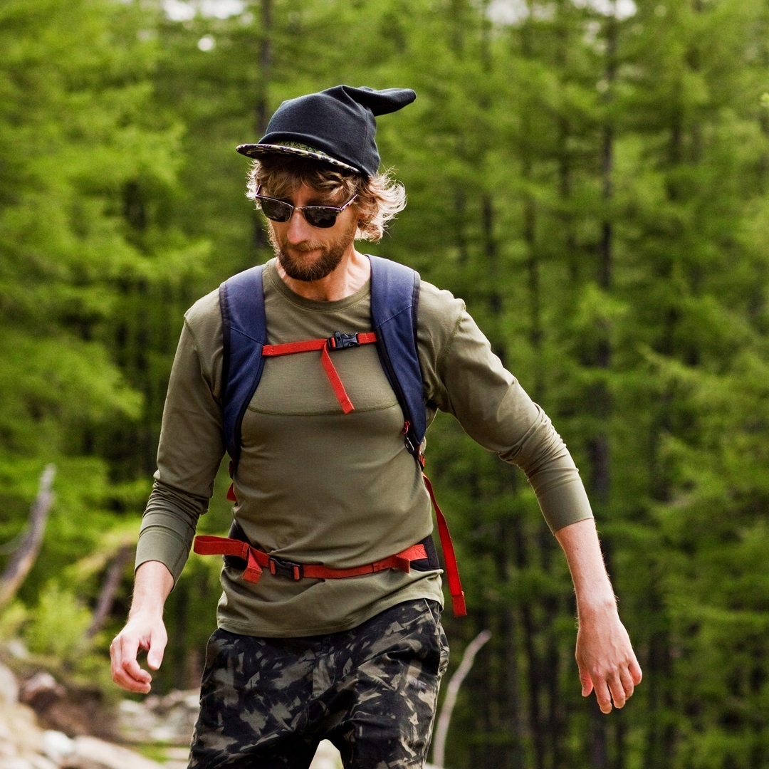 Koszulka męska termiczna Merino wool rozm. S Dekolt okrągły