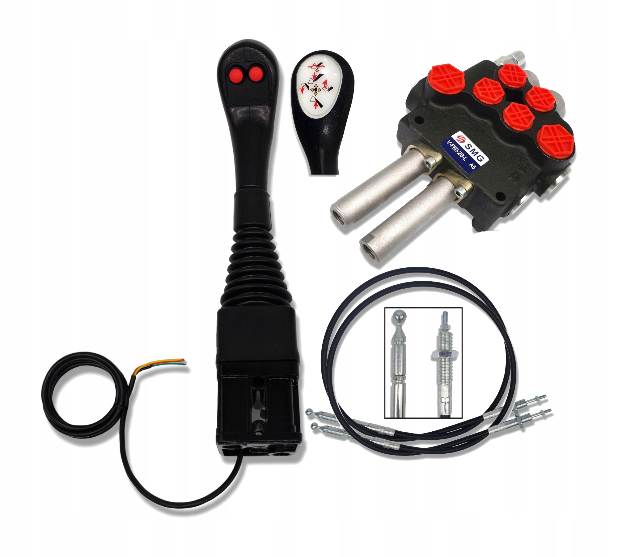 Sada 2SEC Rozdělovač 80L Joystick 2P Lanka