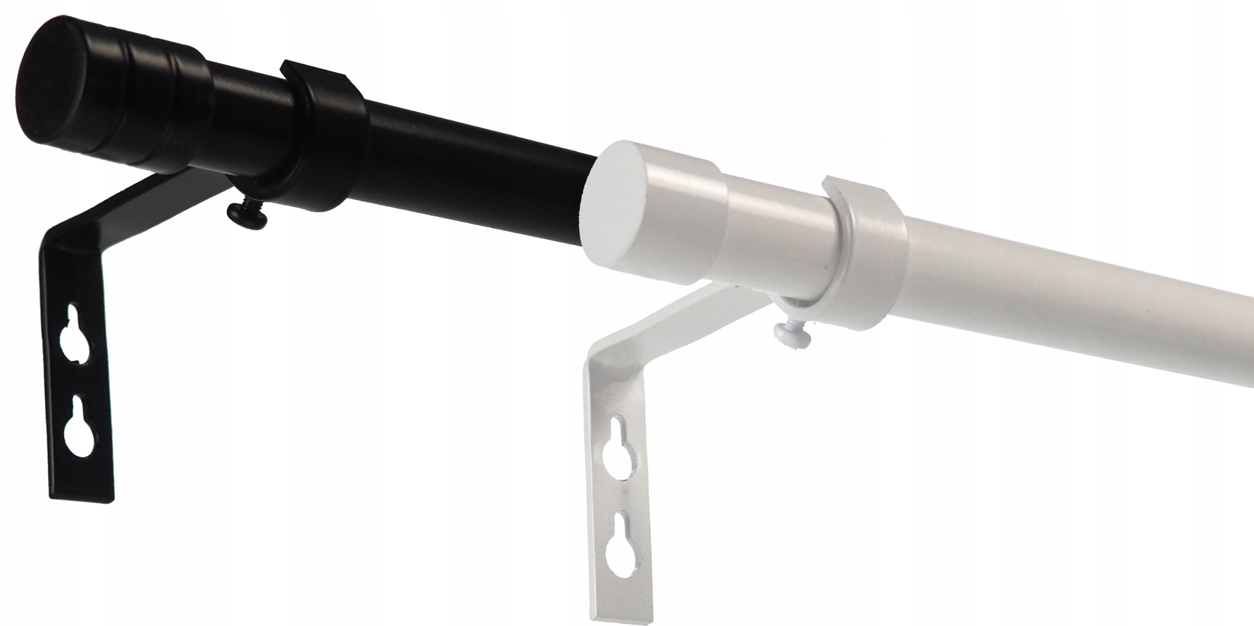 Karnisz SREBRNY PRO metal FI19 POJ 230cm bez kółek