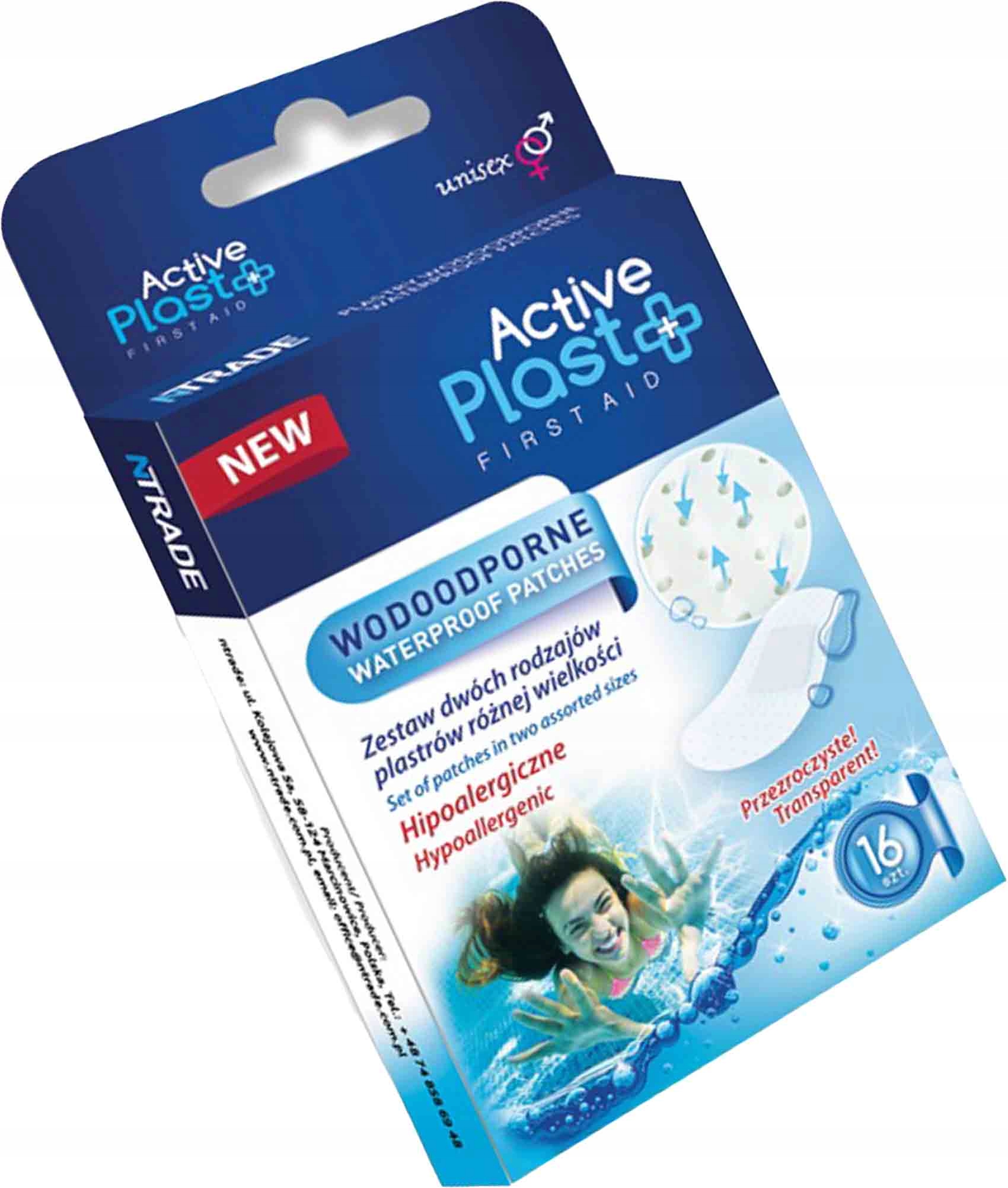 

Plastry Active Plast 'a16 Wodoodporne