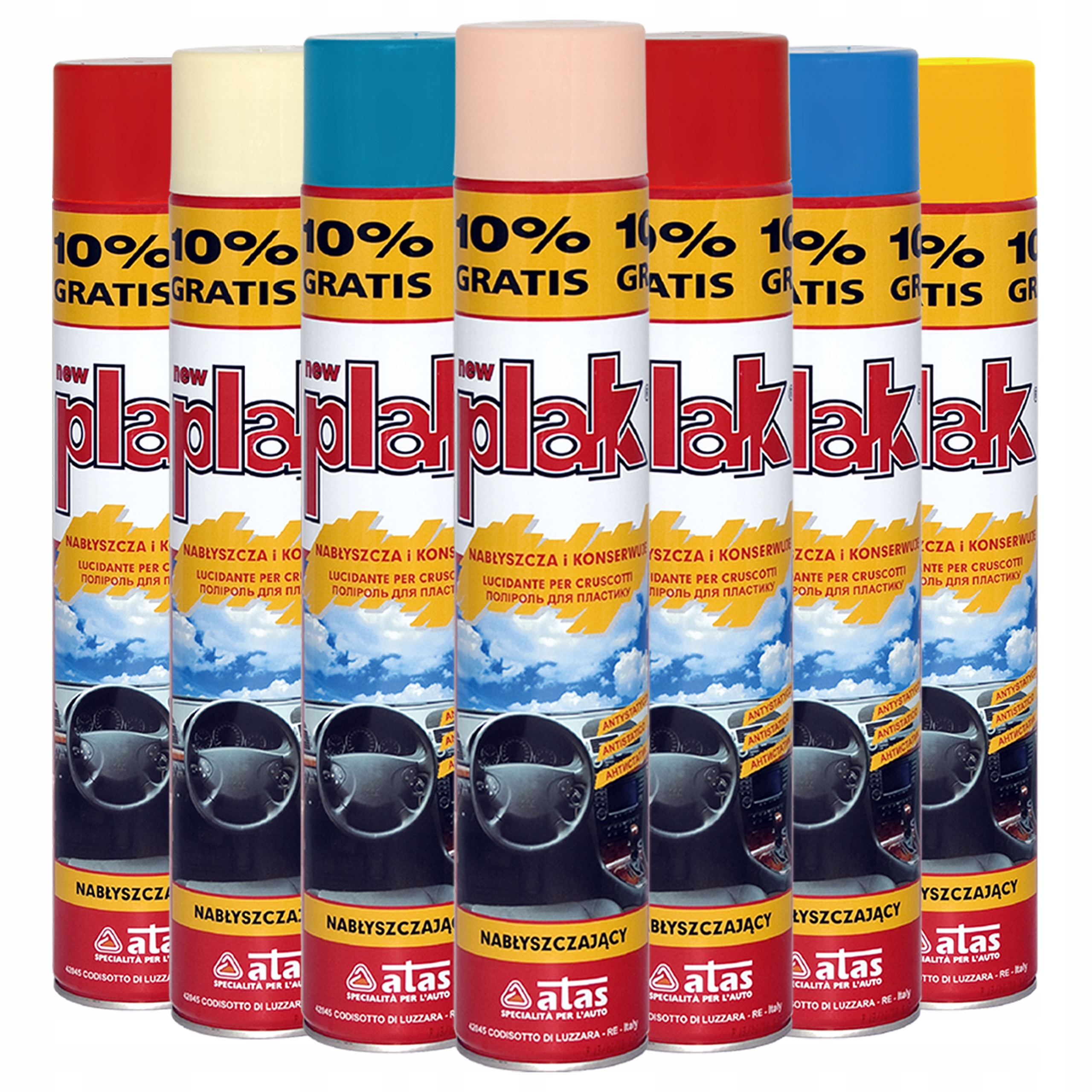 Atas Plak Nabłyszczający Do Kokpitu MIX 750ML