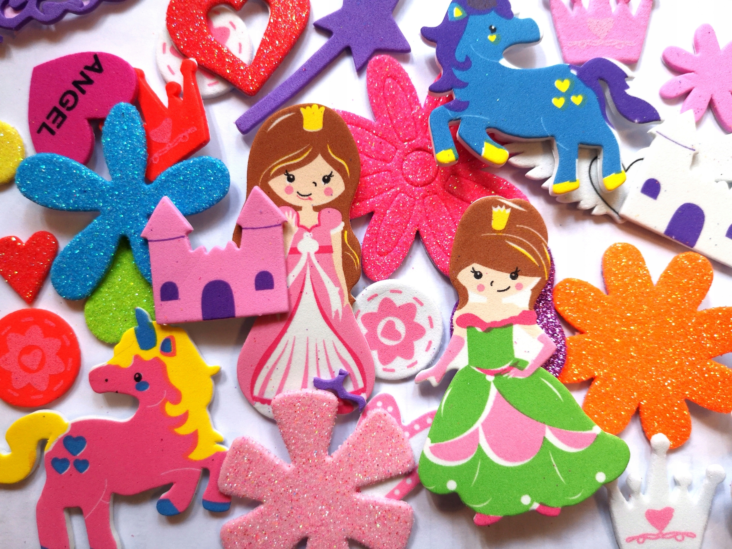 Pianki samoprzylepne dla dziewczynki, 50szt.