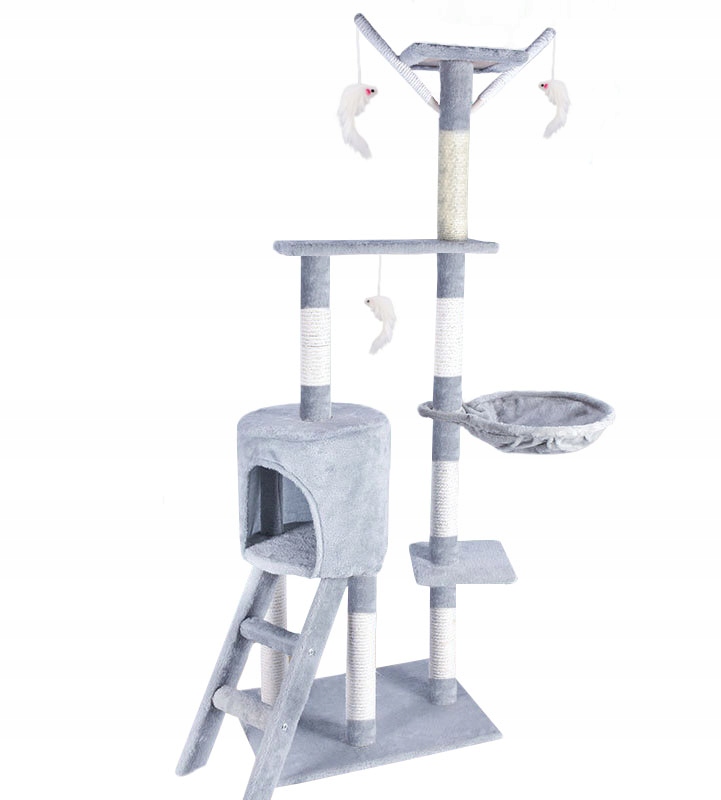 

Drapak Dla Kota Kotów Domek Drzewo Hamak 140cm