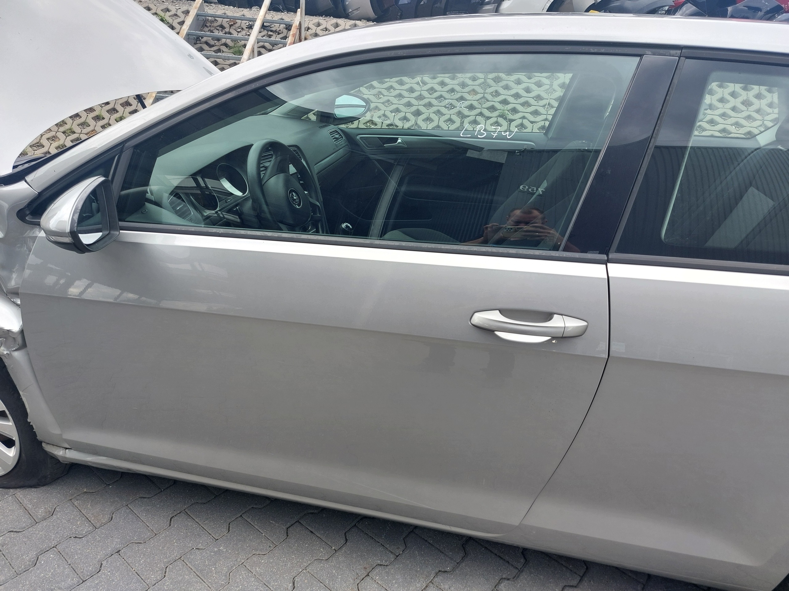 VW GOLF 7 VII 3D Tür links LB7W EUROPA