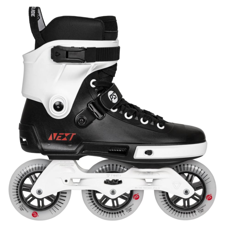 Powerslide Kolečkové brusle Next Core Black/White 100 Trinity, 100, 40-41