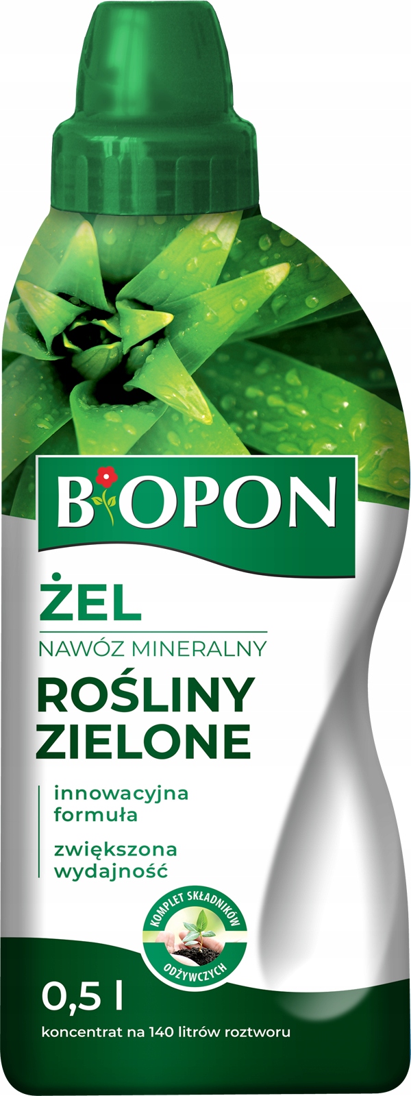 

Biopon Żel Nawóz mineralny do roślin zielonych 1L