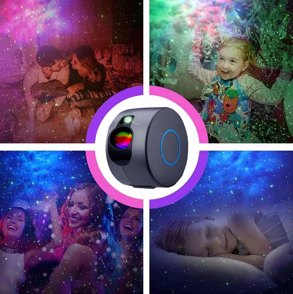 PROJEKTOR GWIAZD LAMPKA NOCNA RZUTNIK LED STAR Zasilanie inne