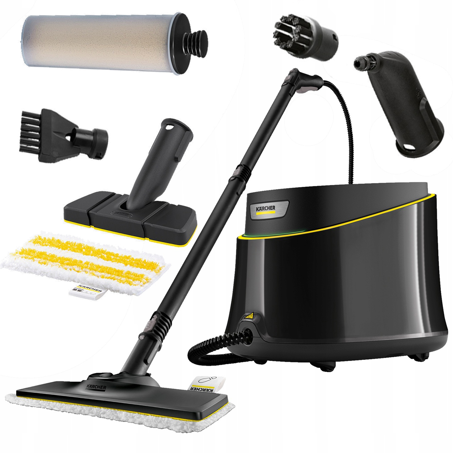 Parník Karcher Sc 3 Deluxe Home Anniversary Edition Černý Set