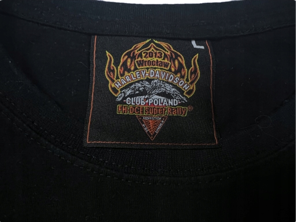 HARLEY DAVIDSON T-SHIRT WROCŁAW 2013 Kolor czarny