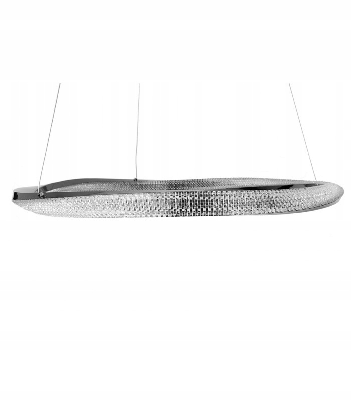 Moosee lampa wisząca Anillo 80 czarny chrom