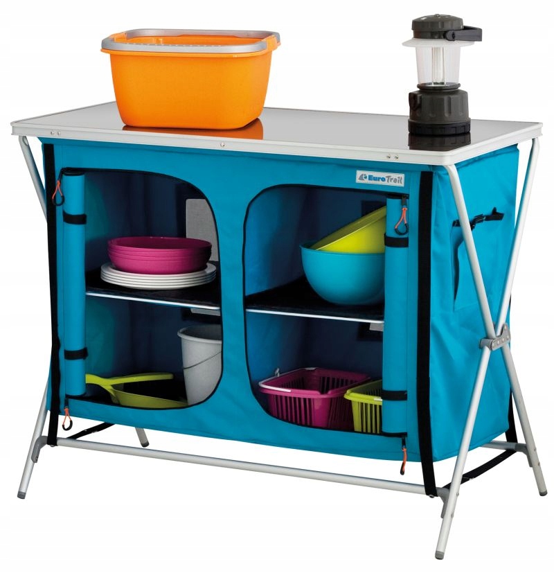 Szafka kempingowa Bonaire Light Blue/Black EuroTrail