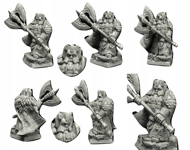 Figurka Dwarf Lord Thorrig 28mm Scibor 28FM0338