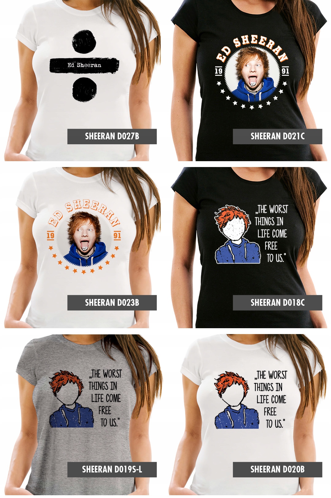 ED SHEERAN THE MATHEMATICS TOUR 2024 GDAŃSK T SHIRT KOSZULKA DAMSKA M Płeć kobieta
